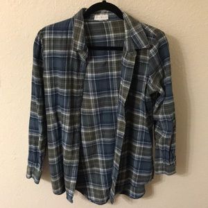 Blue and Green Tillys flannel